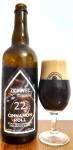 Zichovecky pivovar - Cinnamon Roll 22°, Imperial Stout se skorici a hnedym cukrem lahev a sklenice