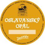 Oslavansky Opal 10°,  etiketa piva Oslavansky Opal 10°