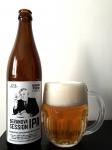 Beranova Session IPA,  lahev a sklenice