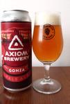 Axiom - Gonza 13°,  plechovka a sklenice