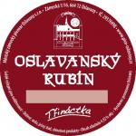 Oslavansky Rubin 13°,  etikety piva Oslavansky Rubin 13°