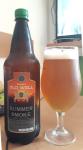 Glokner - Summer Smoke 11°, Summer Ale s nakurovanym sladem PET lahev a sklenice