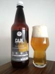 Slezsky pivovar - Cajk 15°, White IPA PET lahev a sklenice