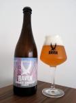 Raven - Summer Amarillo, Single Hop Session IPA lahev a sklenice