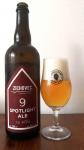 Zichovecky pivovar - Spotlight Ale 9°,  lahev a sklenice