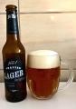 Tesco Lager, Tesco Finest Crafted Lager unfiltered lahev a sklenice