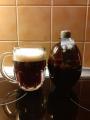 Hostivar - Black Ale 14°,  PET lahev a sklenice