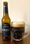 Tesco Stout,  lahev a sklenice