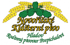 logo znacky piva Novorisske klasterni pivo logo piva Novorisske klasterni pivo