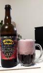 Skalicky Budulinek - Elderberry Sour Ale 11°, Sour Ale lahev a sklenice