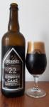 Zichovecky pivovar - Coffee Cake 22°, Imperial Milk Stout s kavou lahev a sklenice