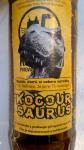 Kocour Saurus,  lahev piva Kocour Saurus