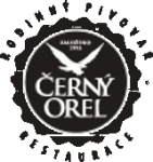 logo znacky piva Cerny orel Osek logo piva Cerny orel Osek